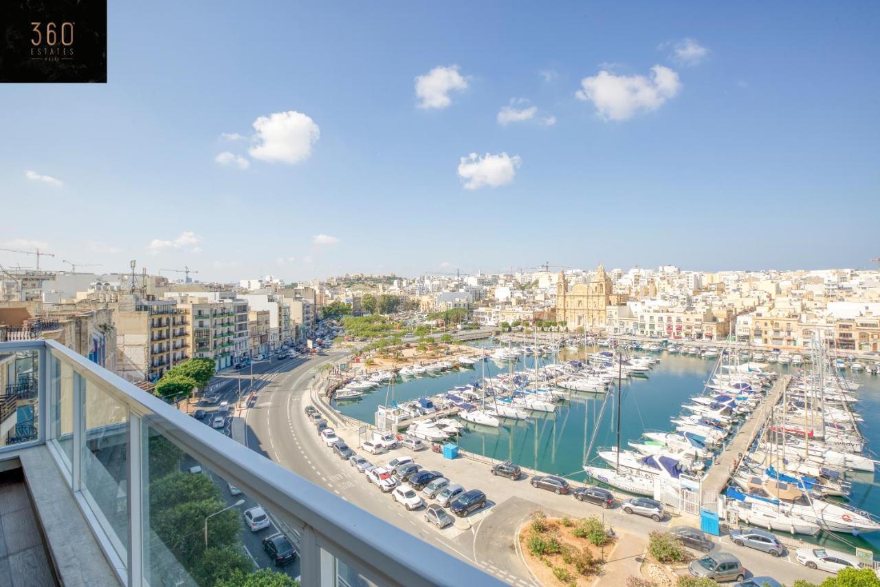 Seafront, Designer With Private Terrace & Wifi By 360 Estates Apartment Pieta